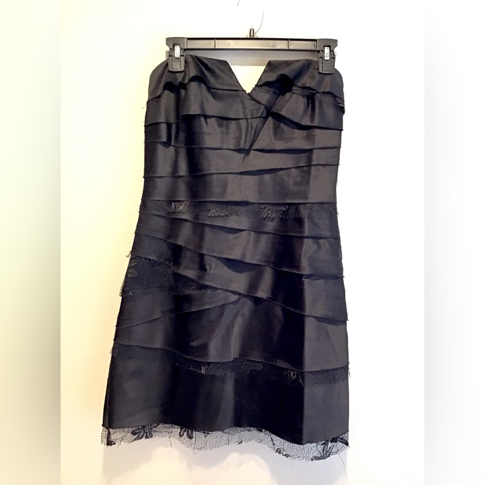 Vintage BCBG black mini dress